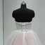 Sweetheart Lace Up Back Charming Affordable Long Pearl Pink Prom Dresses Ball Gown IN624