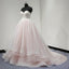 Sweetheart Lace Up Back Charming Affordable Long Pearl Pink Prom Dresses Ball Gown IN624