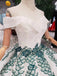 Off the Shoulder Prom Dresses,Ball Gown Wedding Dress, Quinceanera Dresses INK7