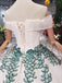 Off the Shoulder Prom Dresses,Ball Gown Wedding Dress, Quinceanera Dresses INK7