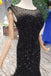New Arrival Sequins Bodice Prom Dresses Tulle Mermaid Sweep Train INK11