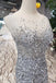 New Arrival Sequins Bodice Prom Dresses Tulle Mermaid Sweep Train INK11