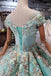 New Prom Dresses Ball Gown Quinceanera Dresses With Applique Beads INK15