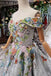 Princess Prom Dresses Off The Shoulder Lace Up Back Appliques Tulle INL18