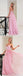 Pink Long Princess Straps Prom Dress,Graduation Dress,Formal Evening Dress IN954