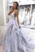 Spaghetti Strap V Neck Wedding Dresses,Cheap Elegant Prom Dress INI85