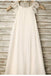 A-line Flower Girl Dress,Chiffon Flower Girl Dresses,Ivory Flower Girl Dress