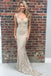 Sexy Mermaid Beading Long Prom Dress with Criss Back INK84