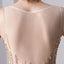 A Line Long Prom Dresses With Beading Formal Evening Gown INL30