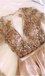 Long Sleeve See Through V Neck Prom Dresses Side Slit Formal Prom Party Dress INH65