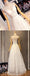 Unique Spaghetti Straps V-Neck Lace Up A-Line Long Prom Dress INF25