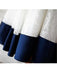 A-line Scoop Sleeveless Bowknot Floor-Length Lace Flower Girl Dresses With Navy Sash IN723