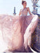 Mermaid Lace Long Prom Dresses, Elegant Bateau Evening Dress ING23
