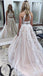 New A Line Two Pieces High Neckline Long Lace Formal Prom Dress IN732
