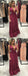 Sexy A-Line V-Neck Pleated Burgundy Chiffon Prom Party Dress INF8