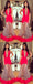 Red Long Mermaid Unique Prom Dress,Formal Evening Dresses INE49