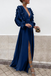 Boho Colorful V Neck A Line Cheap Bridesmaid Dress, Long Modest Dresses INH12