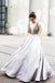 Sexy Deep V Neck Beading Prom Dress With Pockets,Sleeveless Long Evening Dress IN698