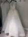 Charming Backless Sequined A Line Long Prom Dresses,Cheap Wedding Dresses IN923