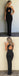 Sexy Open Back Mermaid Simple Cheap Black Long Prom Dresses INE50