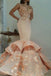 Newest Lace Sweetheart Mermaid Appliques Sleeveless Prom Dress INE64