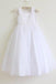 White Tulle Straps Long Simple Baby Girl Dress/Flower Girl Dresses IN208
