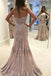 Vintage Strapless Sweetheart Lace Mermaid Long Prom Dresses IN584