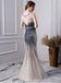 Elegant Mermaid Long Tulle Beading Prom Dresses INL24