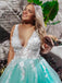 Stunning Lace Applique Ball Gown Long Ball Gowns Prom Dresses Quinceanera Dress INN86