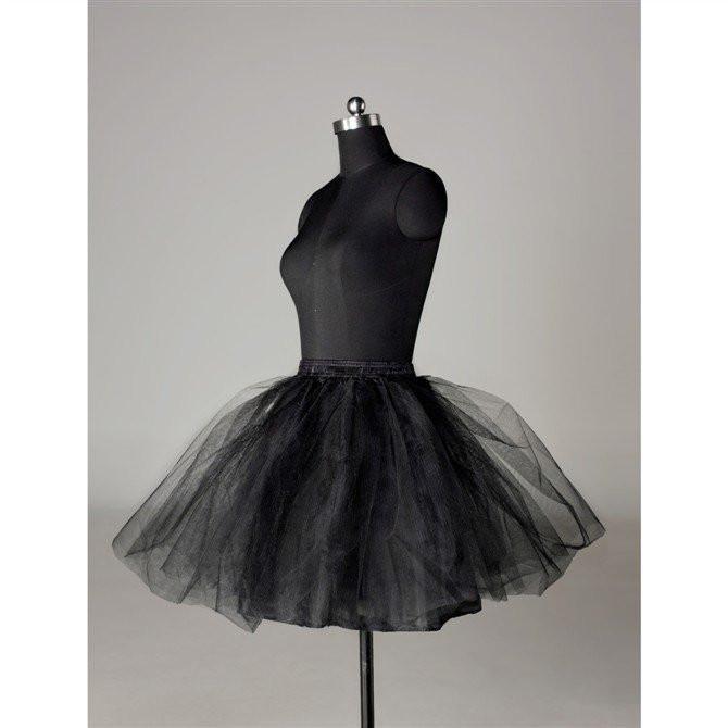 Fashion Black Short Wedding Dress Petticoat Accessories INP2