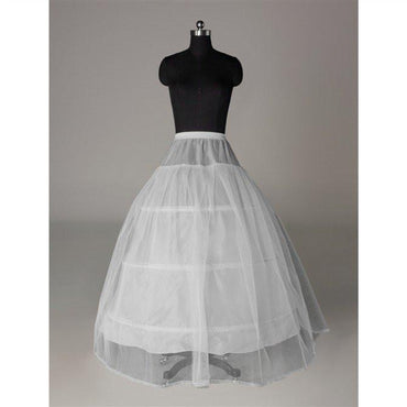 Fashion Wedding Petticoat Accessories Ivory Floor Length INP6