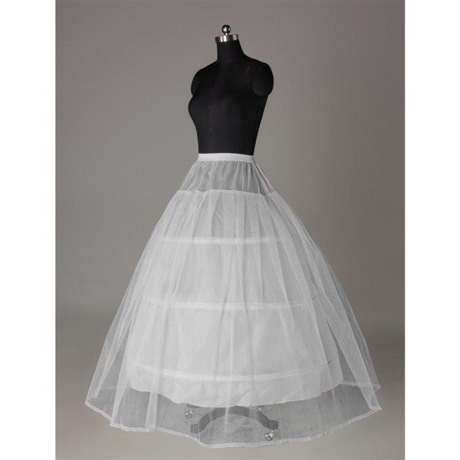 Fashion Wedding Petticoat Accessories Ivory Floor Length INP6