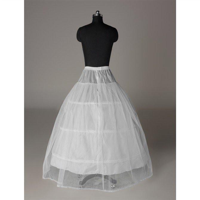 Fashion Wedding Petticoat Accessories Ivory Floor Length INP6