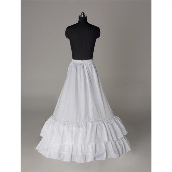 Fashion A Line Wedding Petticoat Accessories White Floor Length INP7