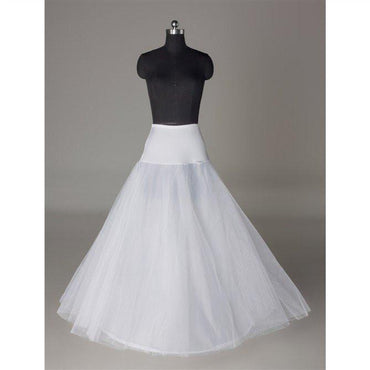 Fashion Tulle Wedding Petticoat Accessories White Floor Length INP15