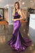 Elegant Mermaid Green Long Prom Dresses With Sweep Train INJ70