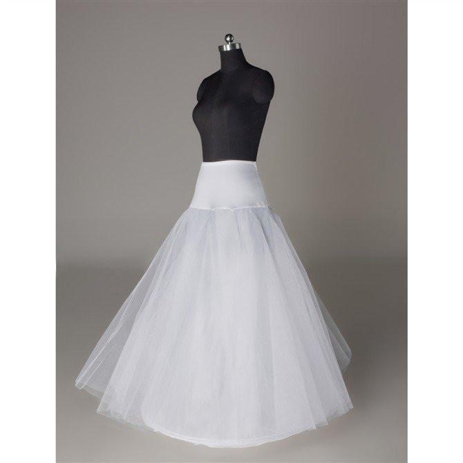 Fashion Tulle Wedding Petticoat Accessories White Floor Length INP15