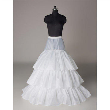 Fashion Wedding Petticoat Accessories Layers White Floor Length INP14