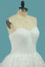 Sweetheart Tulle A Line Wedding Dresses With Applique Beads Sweep Train INE75
