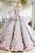 Pretty Backless Quinceanera Dress,Ball Gown Long Wedding/Prom Gown IN258
