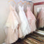 Simple A-line V-neck Spaghetti Straps Long Wedding Dress INC83