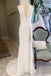 Off White Halter Backless Mermaid Long Wedding Dress Elegant Bridal Dresses IN1908