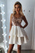 Spaghetti Straps Short Prom Dress A Line Homecoming Dress INP37