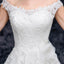A Line Off the Shoulder Appliques Tulle Long Wedding Dress, Bridal Dresses INQ26