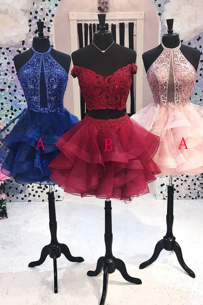 Cute Tulle Short Prom Dresses, Short Homecoming Dress INO79