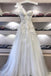 Sweetheart Lace Applique Long Prom Dress, Off White Evening Dress INE25