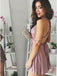 A-Line Deep V-Neck Sexy Homecoming Dresses,Short Summer Prom Dresses IN433