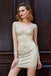 Sexy Long Sleeves Tight Short Homecoming Dresses, Cocktail Dresses IND18