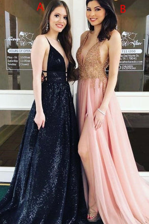 Unique Prom Dresses,A-line Prom Gown,Chiffon Prom Dress,Long Prom Dress,Formal Prom   Dress
