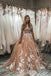 Ball Gown Off the Shoulder Lace Appliques Tulle Prom Dresses INP99